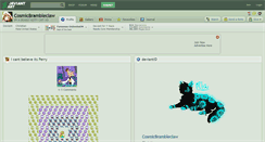 Desktop Screenshot of cosmicbrambleclaw.deviantart.com