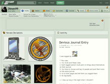 Tablet Screenshot of dimen99.deviantart.com