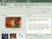 Tablet Screenshot of fixter.deviantart.com
