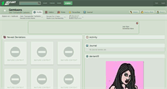 Desktop Screenshot of gemtoons.deviantart.com