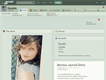 Tablet Screenshot of esscada.deviantart.com