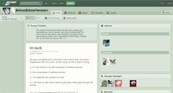 Desktop Screenshot of belovededrearfanclub.deviantart.com