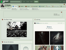 Tablet Screenshot of evilmota.deviantart.com