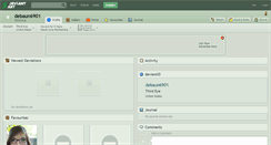 Desktop Screenshot of debaun6901.deviantart.com