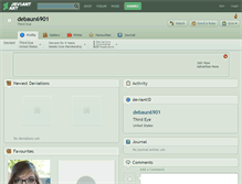 Tablet Screenshot of debaun6901.deviantart.com