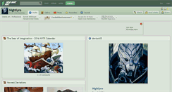 Desktop Screenshot of nightlyre.deviantart.com