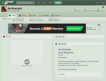 Tablet Screenshot of devilmarquis.deviantart.com