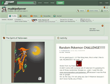 Tablet Screenshot of mudkipofpower.deviantart.com