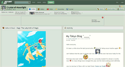 Desktop Screenshot of crystal-of-moonlight.deviantart.com