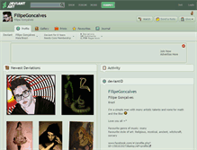 Tablet Screenshot of filipegoncalves.deviantart.com