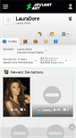 Mobile Screenshot of lauradore.deviantart.com