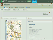 Tablet Screenshot of animesushi.deviantart.com