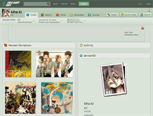 Tablet Screenshot of kiha-ki.deviantart.com