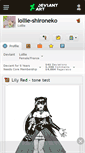 Mobile Screenshot of lollie-shironeko.deviantart.com