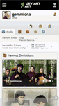 Mobile Screenshot of gemmiona.deviantart.com