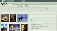 Desktop Screenshot of brickdove.deviantart.com