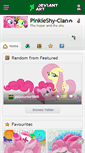 Mobile Screenshot of pinkieshy-clan.deviantart.com