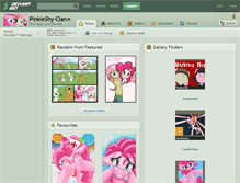 Tablet Screenshot of pinkieshy-clan.deviantart.com