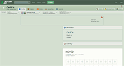 Desktop Screenshot of cecilcat.deviantart.com