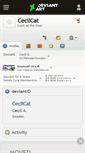 Mobile Screenshot of cecilcat.deviantart.com