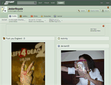 Tablet Screenshot of jesterroyale.deviantart.com