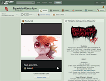 Tablet Screenshot of equestria-obscurity.deviantart.com