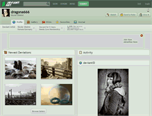 Tablet Screenshot of dragona666.deviantart.com