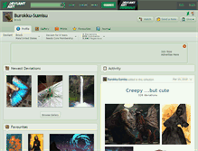 Tablet Screenshot of burokku-sumisu.deviantart.com