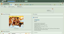 Desktop Screenshot of bellagirldee.deviantart.com