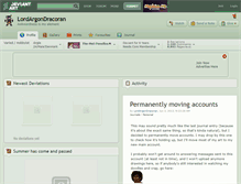Tablet Screenshot of lordargondracoran.deviantart.com