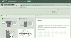 Desktop Screenshot of elementsofnature.deviantart.com