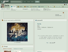 Tablet Screenshot of escria.deviantart.com