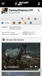 Mobile Screenshot of famousshamus109.deviantart.com