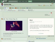 Tablet Screenshot of anome-chan.deviantart.com