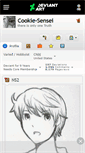 Mobile Screenshot of cookie-sensei.deviantart.com