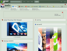 Tablet Screenshot of deadpxl.deviantart.com