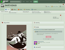 Tablet Screenshot of gaarapwnssasuke.deviantart.com