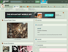 Tablet Screenshot of airold.deviantart.com