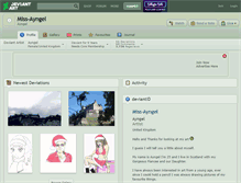 Tablet Screenshot of miss-ayngel.deviantart.com