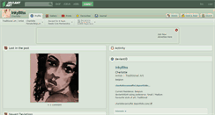 Desktop Screenshot of inkybliss.deviantart.com
