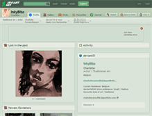 Tablet Screenshot of inkybliss.deviantart.com