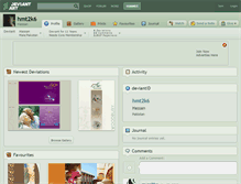 Tablet Screenshot of hmt2k6.deviantart.com