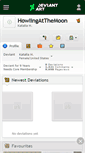 Mobile Screenshot of howlingatthemoon.deviantart.com