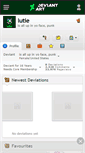 Mobile Screenshot of lutie.deviantart.com
