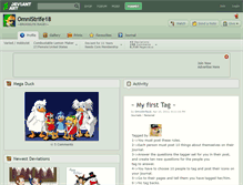 Tablet Screenshot of omnistrife18.deviantart.com