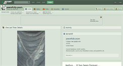 Desktop Screenshot of peacefully-yours.deviantart.com