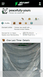 Mobile Screenshot of peacefully-yours.deviantart.com