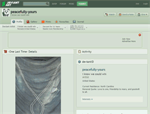 Tablet Screenshot of peacefully-yours.deviantart.com