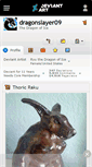 Mobile Screenshot of dragonslayer09.deviantart.com