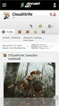 Mobile Screenshot of cloudxtrife.deviantart.com